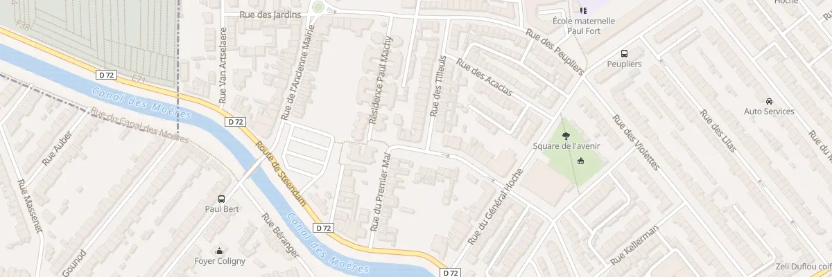 Plan du 34 Rue des Tilleuls à Coudekerque-Branche