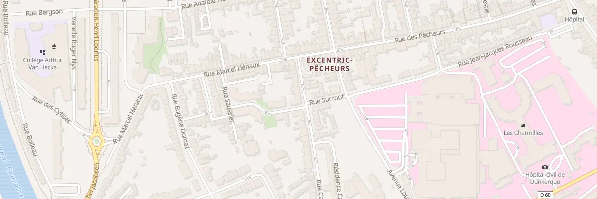 Plan du 12 Rue des Guinguettes à Dunkerque