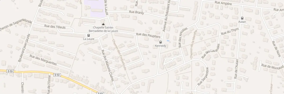 Plan du 14 Rue de l’Oustal à Mazamet