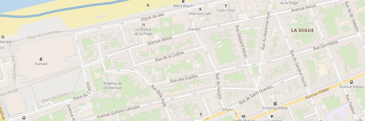 Plan du 28 Rue de la Colline à Dunkerque