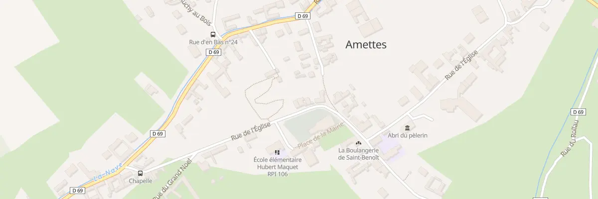 Plan du 29 Rue de l’Eglise à Amettes