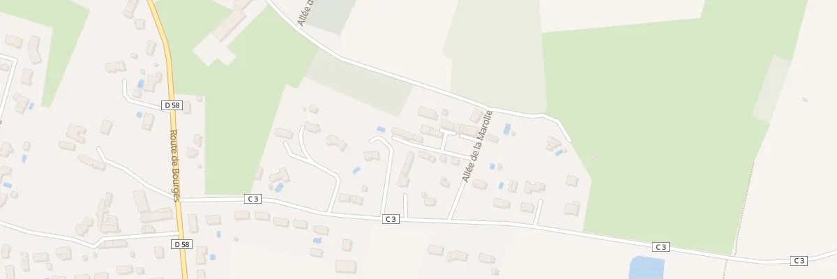 Plan du 5 All de la Marolle à Vasselay