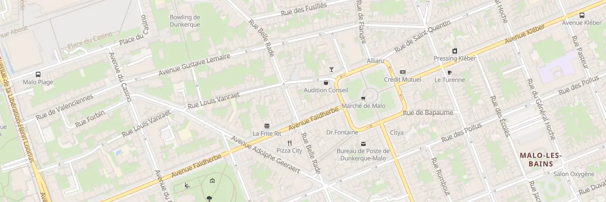 Plan du 51 Rue Belle Rade à Dunkerque