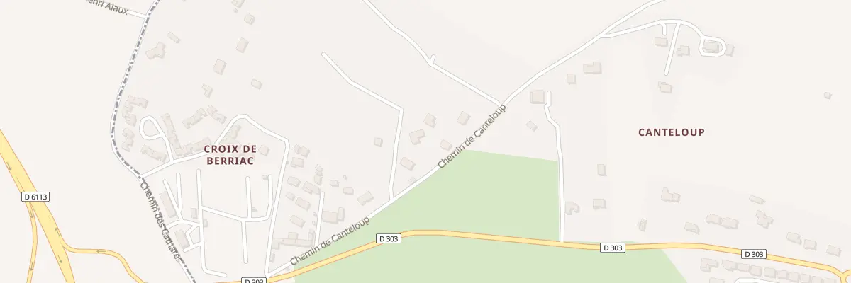 Plan du 15 Che de Canteloup à Berriac
