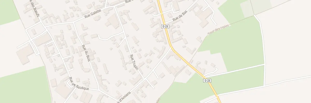 Plan du 4 Pte d’Amiens à Beauquesne