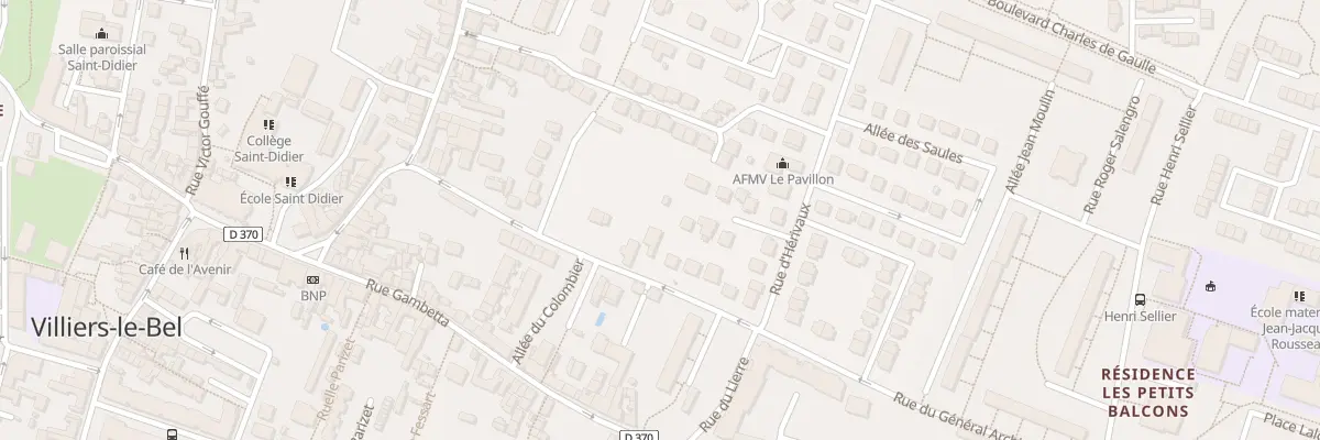 Plan du 13 Rue du General Archinard à Villiers-le-Bel