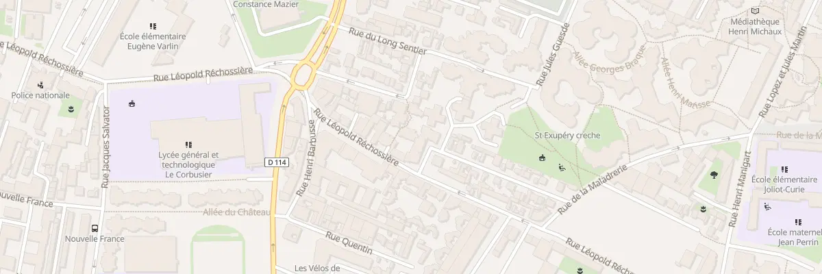 Plan du 46 All des Avettes à Aubervilliers