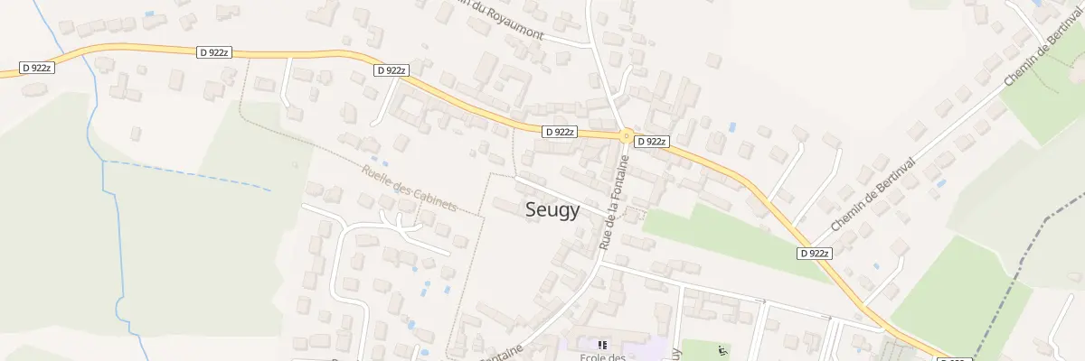 Plan du 8 Rle Mahiot à Seugy