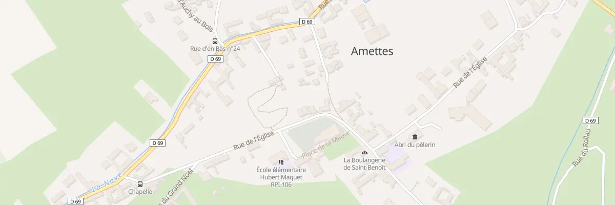 Plan du 27 Rue de l’Eglise à Amettes