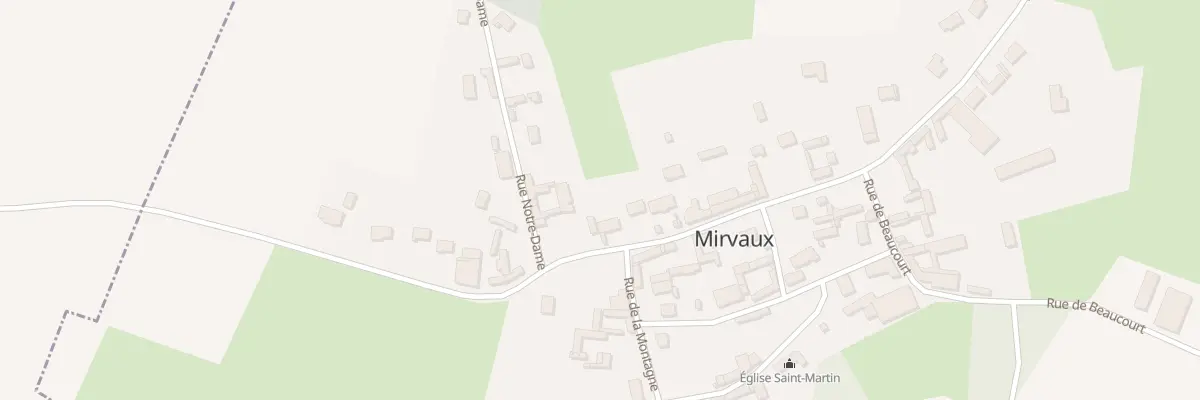 Plan du 3 Rue de la Chaussée à Mirvaux