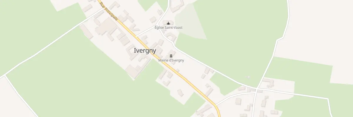 Plan du 36 Rue Principale à Ivergny