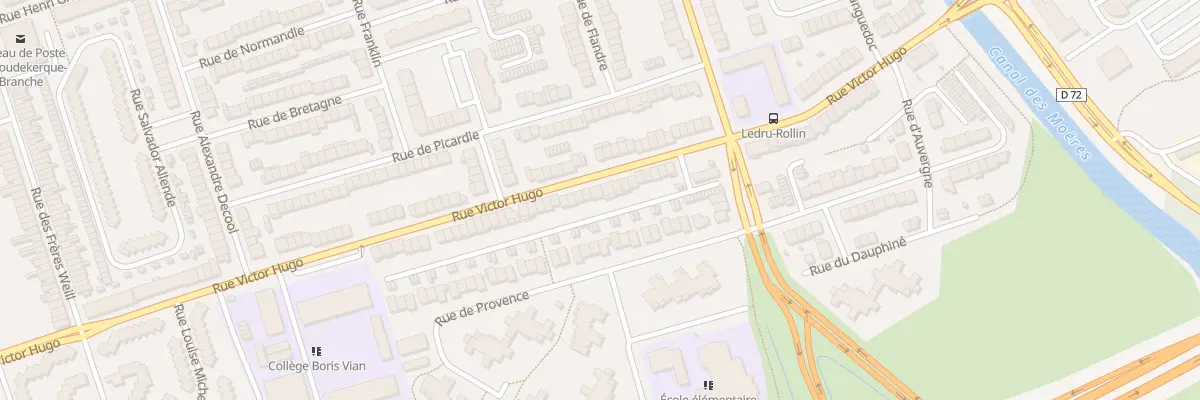 Plan du 224 Rue Victor Hugo à Coudekerque-Branche