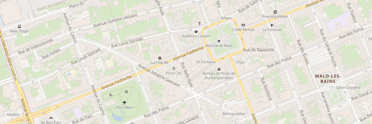 Plan du 55 Rue Belle Rade à Dunkerque