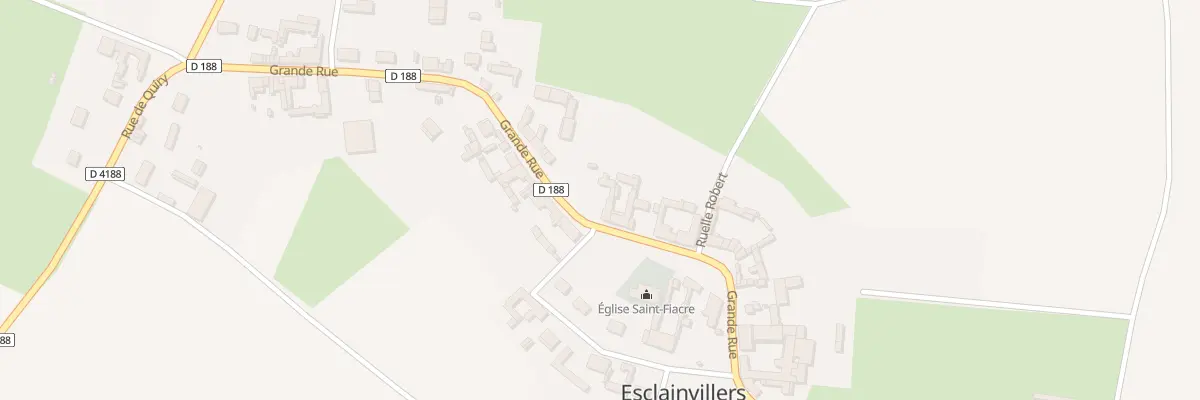 Plan du 23 Gr Grande Rue à Esclainvillers