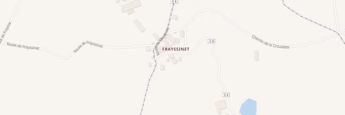 Plan du 5041 Frayssinet à Gramond