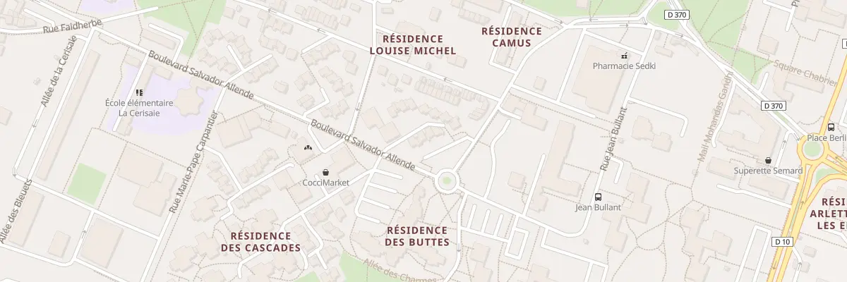 Plan du 2 Le Champs Long à Villiers-le-Bel