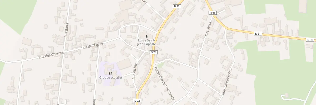 Plan du 30 Chs de Doullens à Beauquesne