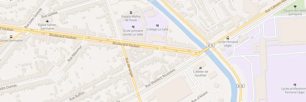 Plan du 21 Bd Vauban à Coudekerque-Branche