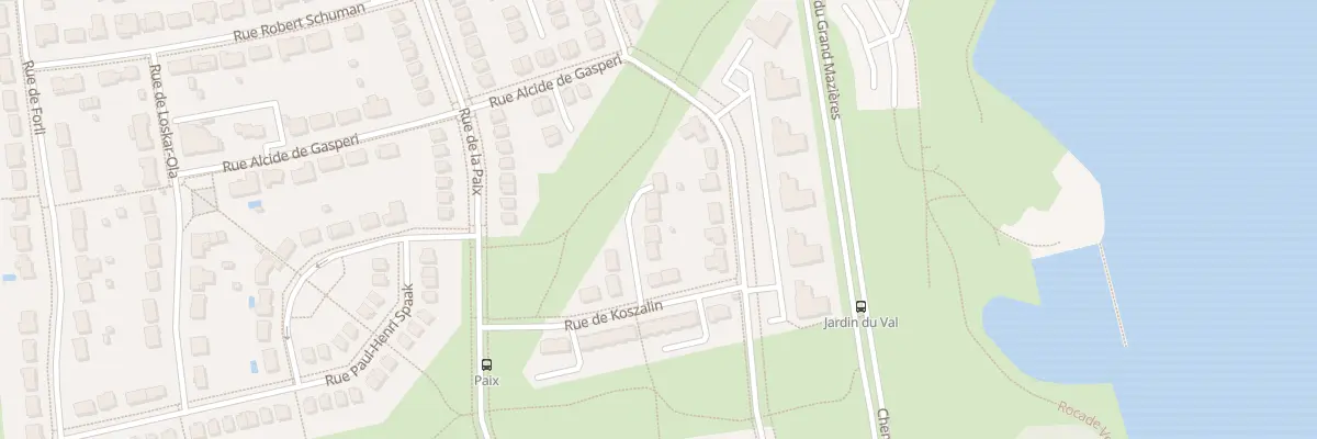 Plan du 11 Rue de Koszalin à Bourges