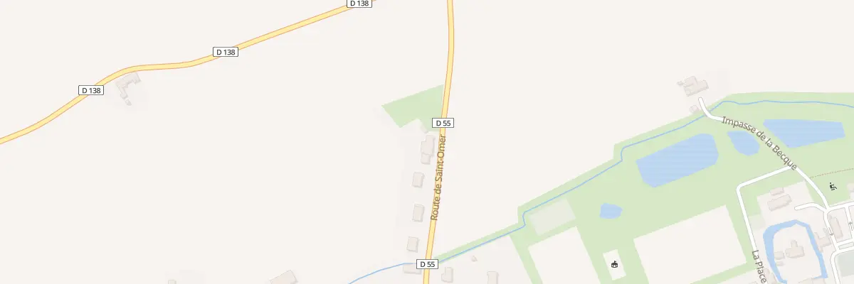 Plan du 432 Rte de Saint Omer à Noordpeene