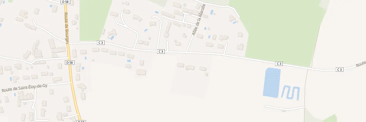 Plan du 22 Rte de Fussy à Vasselay