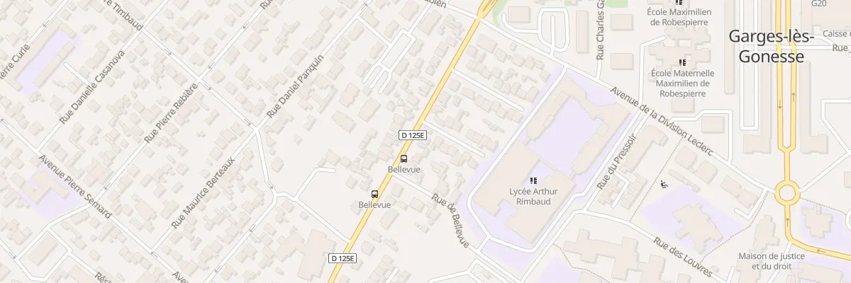 Plan du 17 Av Paul V Couturier à Garges-lès-Gonesse