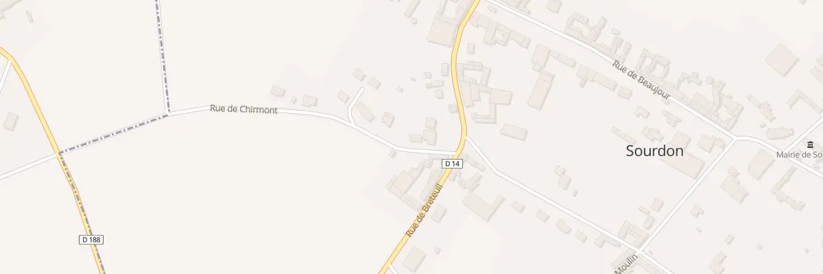 Plan du 4 Rue Degouy à Sourdon