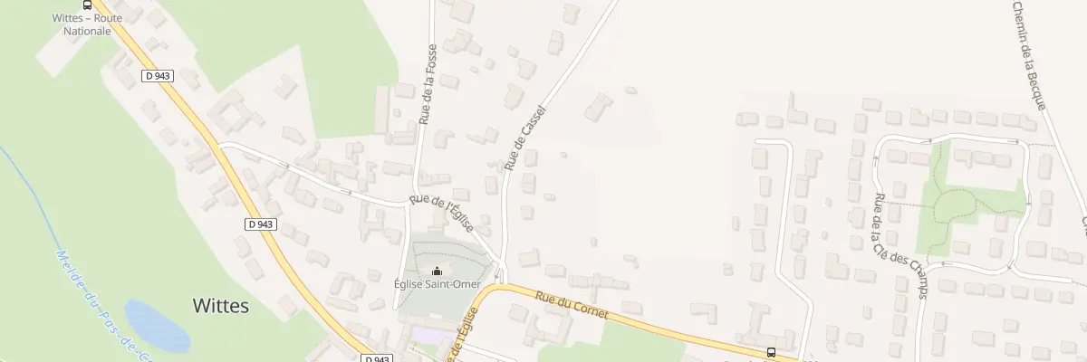 Plan du 4B Rue de Cassel à Wittes