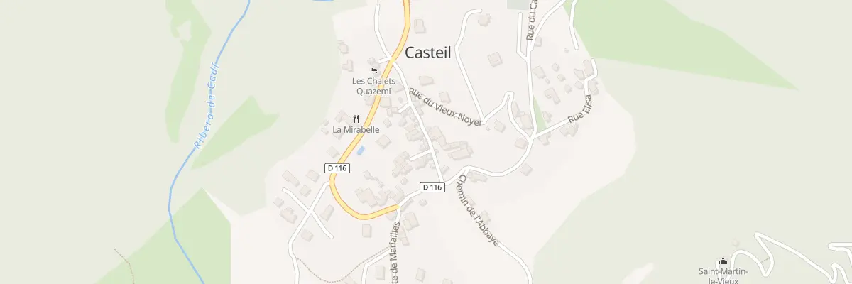 Plan du 41 Le Village à Casteil