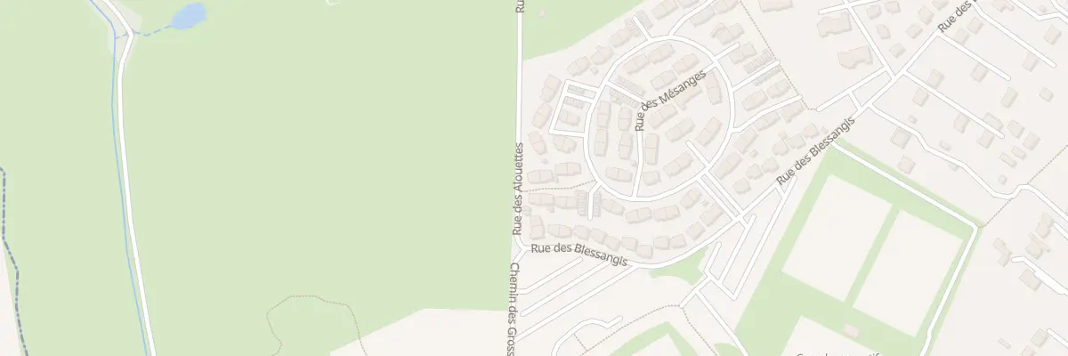Plan du 92 Rue des Mésanges à Bourges
