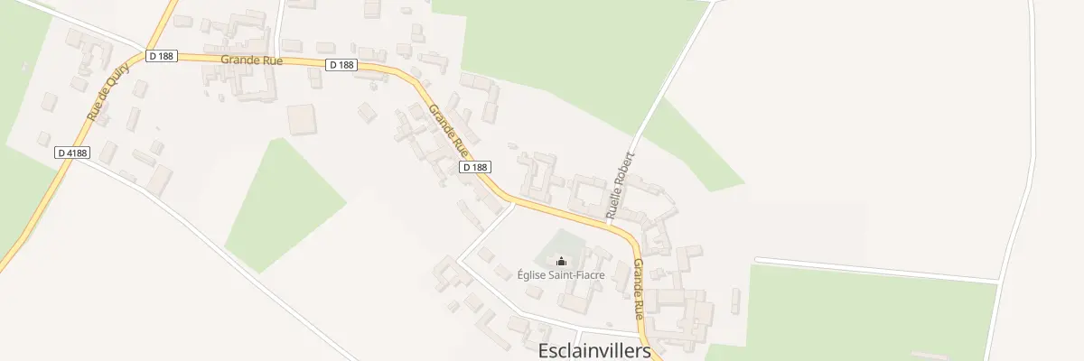 Plan du 24 Gr Grande Rue à Esclainvillers