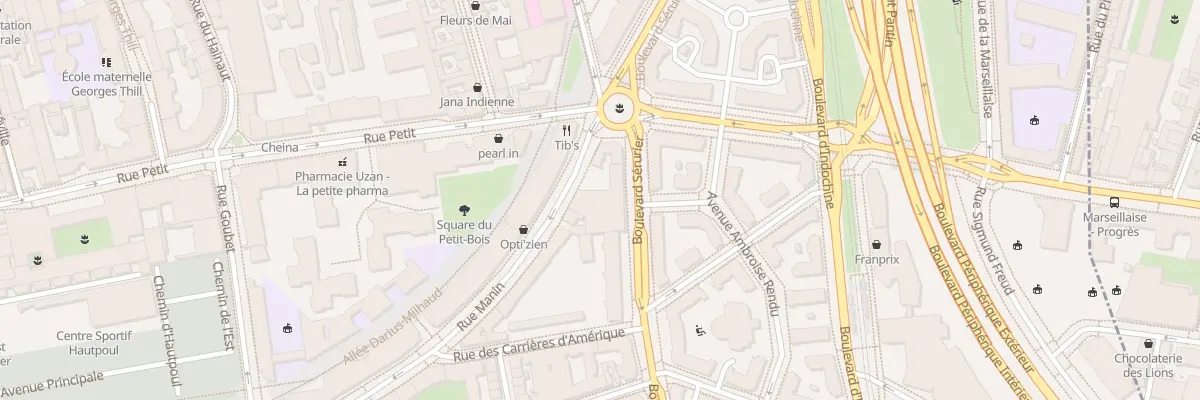 Plan du 145 Bd Sérurier à Paris 19e Arrondissement