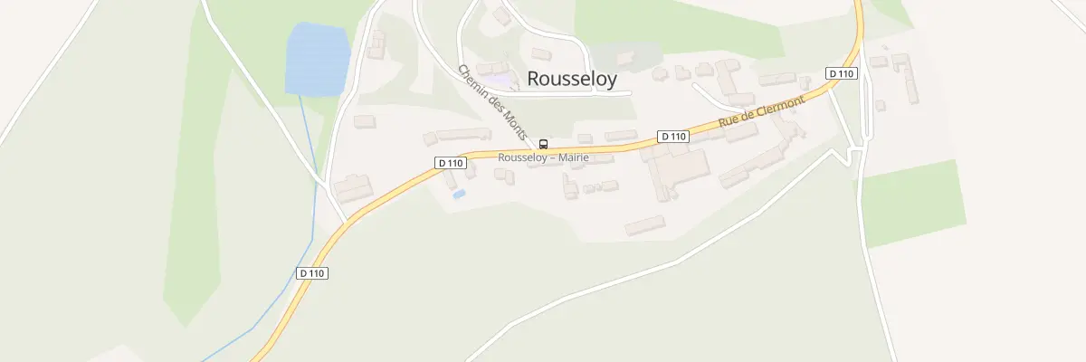 Plan du 30 Rue de Clermont à Rousseloy