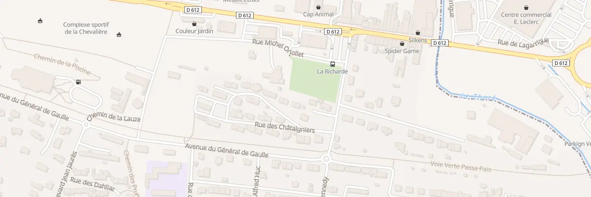 Plan du 45 Rue des Châtaigniers à Mazamet