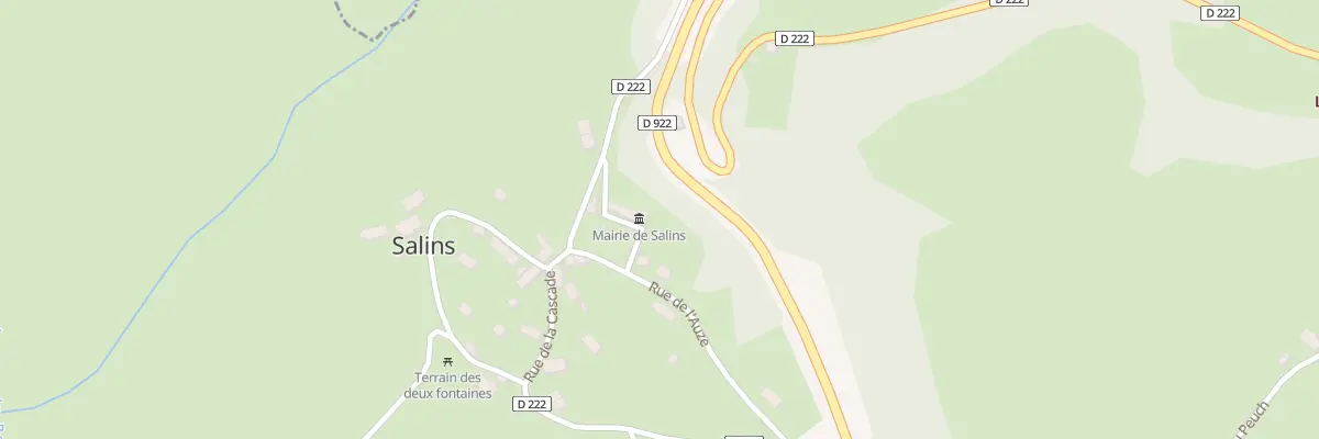 Plan du 5026 Le Bourg à Salins