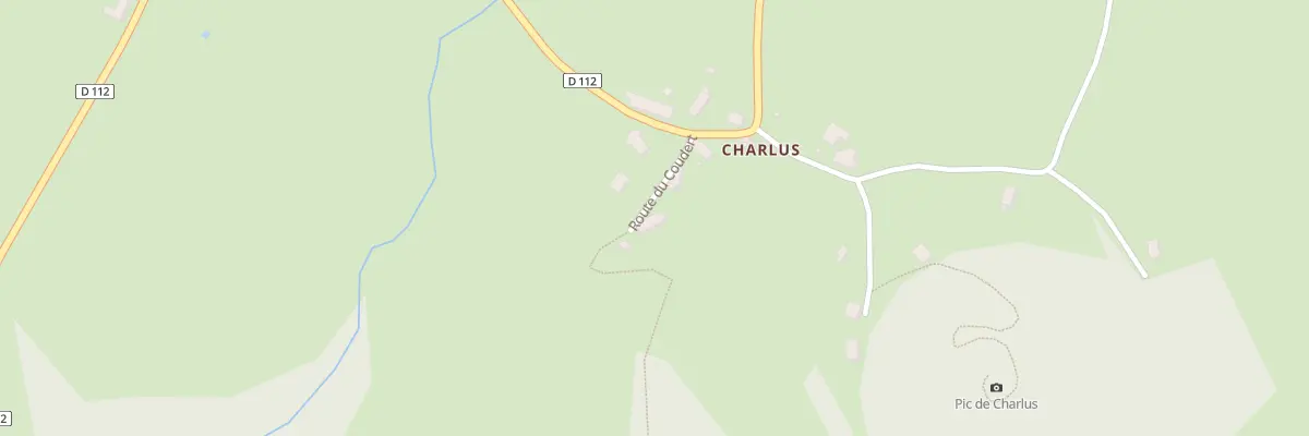 Plan du 5025 Charlus à Bassignac
