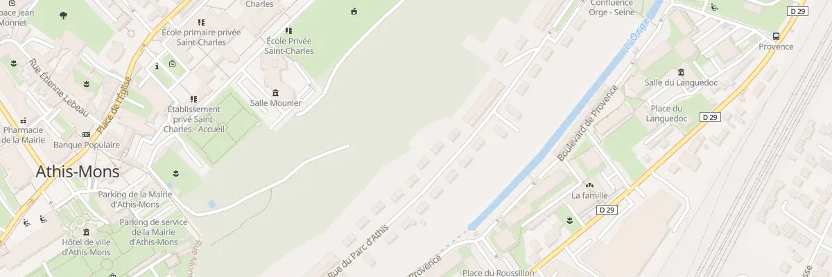 Plan du 54 Rue du Parc d’Athis à Athis-Mons