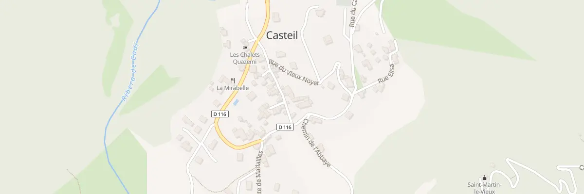 Plan du 15 Rue Carsalade du Pont à Casteil