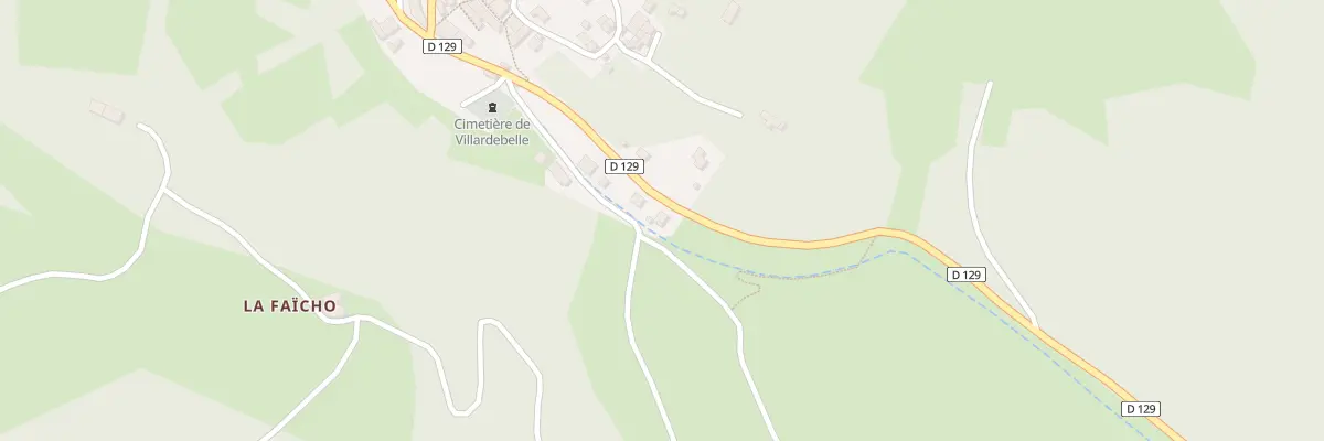 Plan du 12 Av du Lavoir à Villardebelle