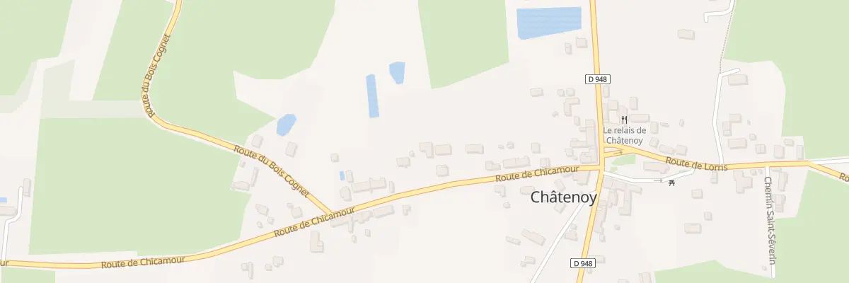 Plan du 14 Rte de Chicamour à Châtenoy