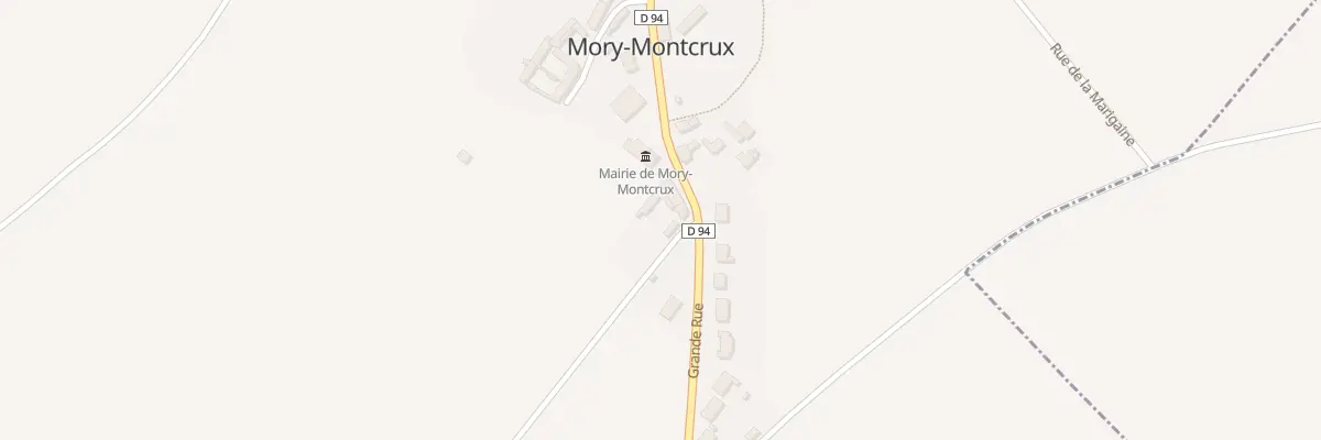 Plan du 26 Grande Rue à Mory-Montcrux
