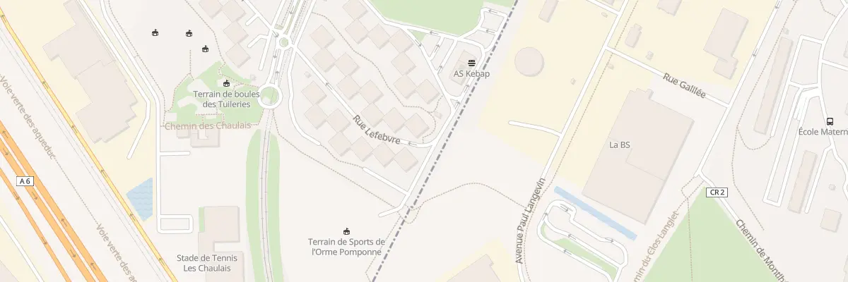 Plan du 11 Rue Lefèbvre à Grigny
