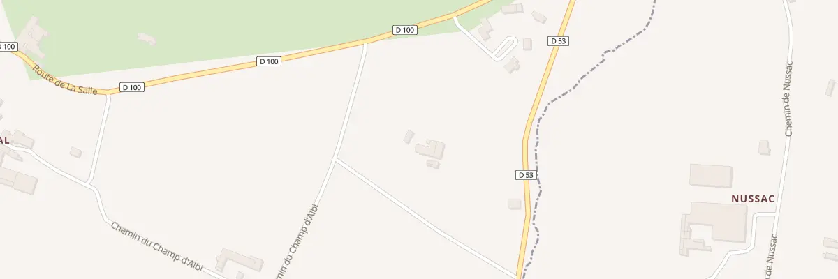 Plan du 93 Che du Champ d’Albi à Padiès