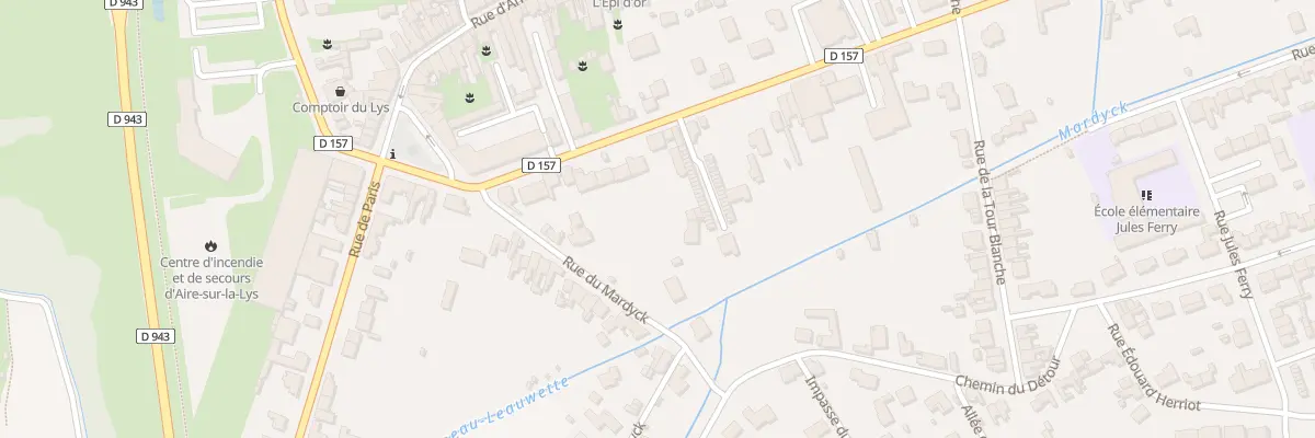 Plan du 63 Bd Foch à Aire-sur-la-Lys