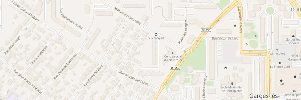 Plan du 6 Rue Pierre Ronsard à Garges-lès-Gonesse