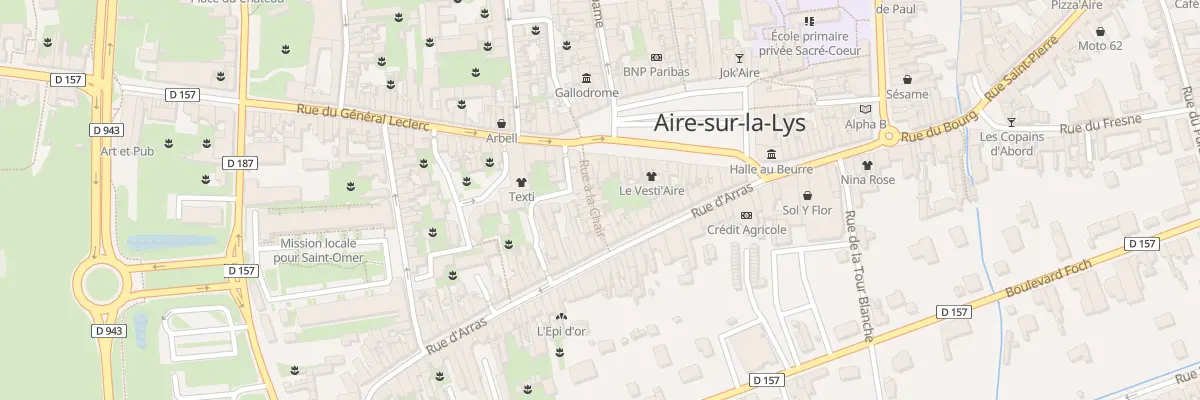 Plan du 9 Rue à la Chair à Aire-sur-la-Lys