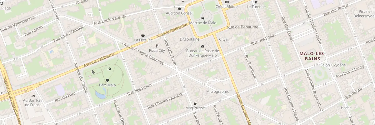 Plan du 43 Rue des Poilus à Dunkerque