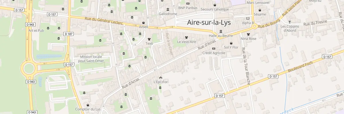 Plan du 40 Rue d’Arras à Aire-sur-la-Lys