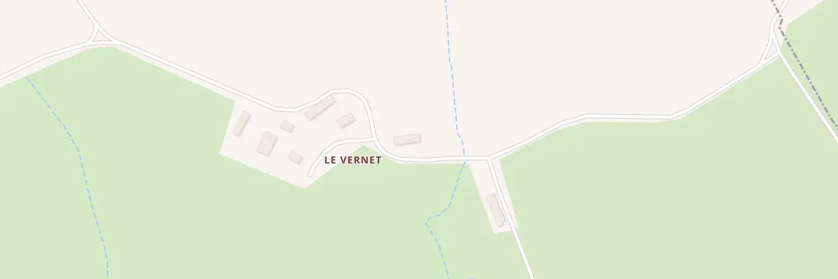 Plan du 3 Le Vernet à Nouhant