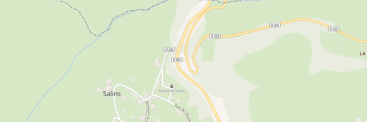 Plan du 5078 La Coste à Salins